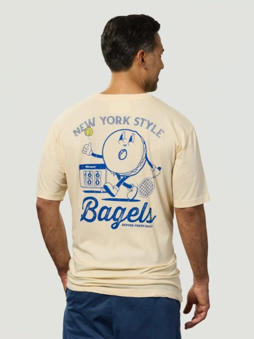 US Open Unisex NY Bagel Tee 2025 - great with bike shorts